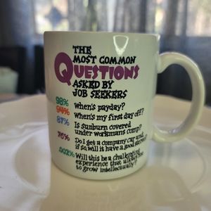 Job Questions Coffee Mug